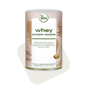 for you whey protein isolate Haselnuss-Schokocreme