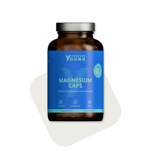 Magnesium Kapseln mit Magnesiumbisglycinat, Magnesiumcitrat & Magnesiummalat