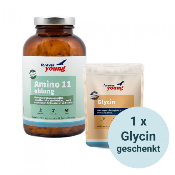 1x forever young Amino 11 Oblong & 1x forever young Glycin