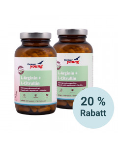 2x forever young L-Arginin + L-Citrullin