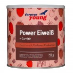 forever young Power Eiweiß Dose Erdbeer-Rhabarber