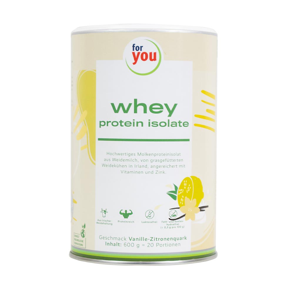 for you whey protein isolate - Vanille-Zitronenquark