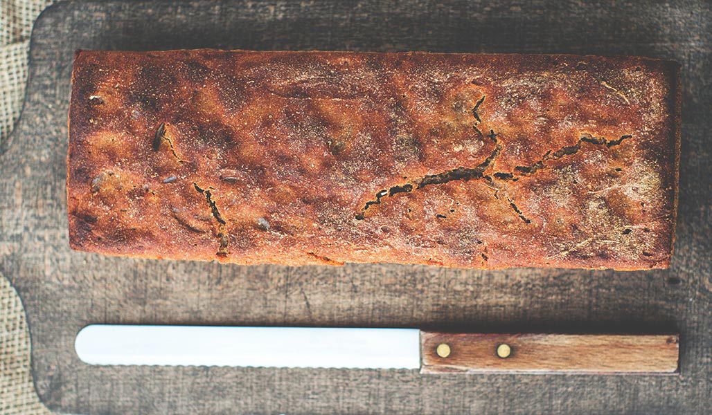 Eiweiß-Walnuss-Brot