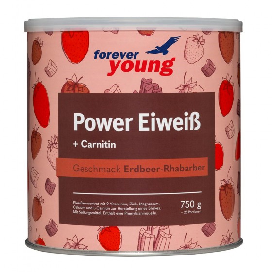Strunz Power Eiweiß Erdbeer-Rhabarber