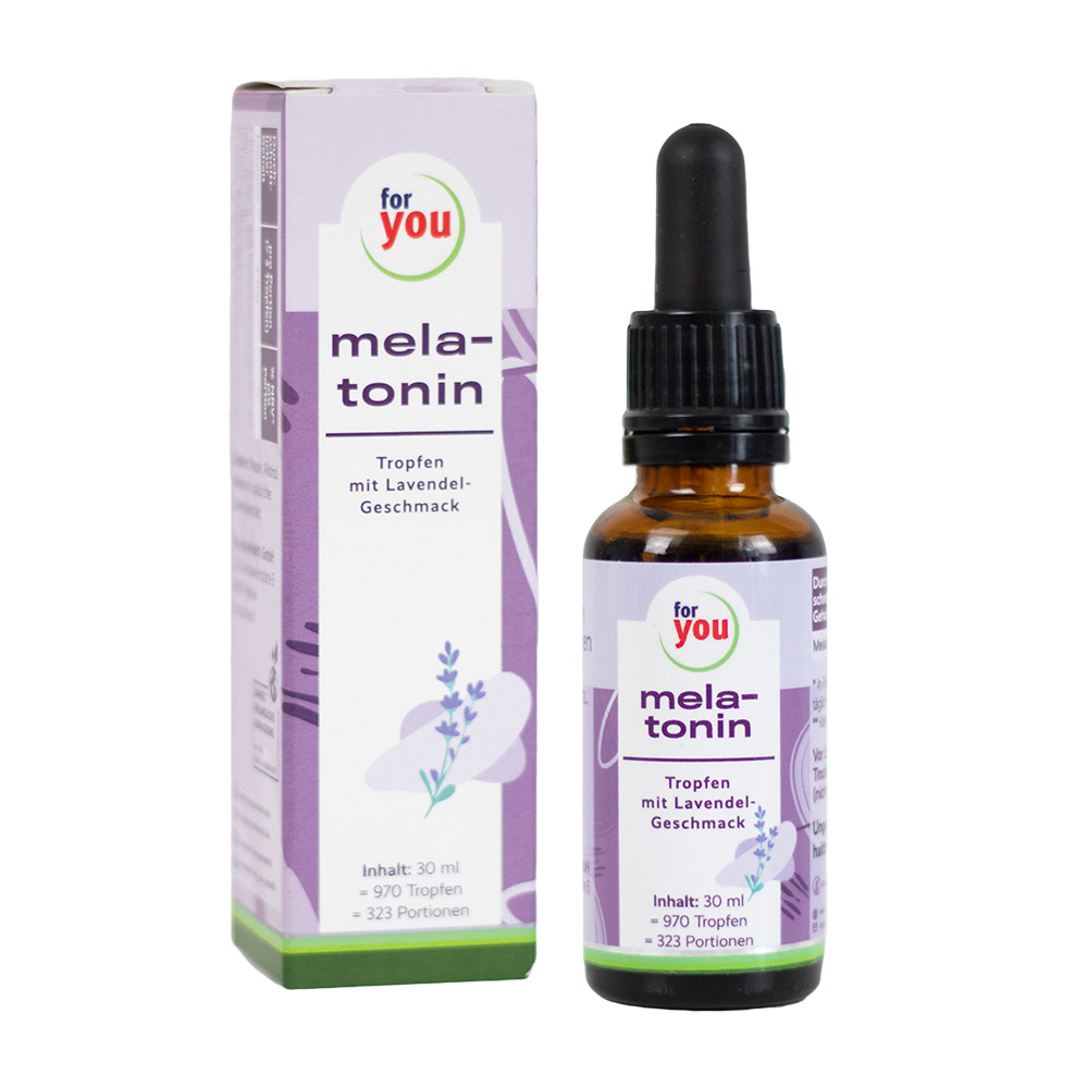 for you melatonin Tropfen - mit Lavendel-Geschmack