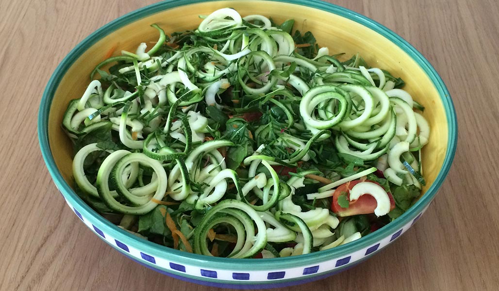 Parmesan-Zucchini-Salat